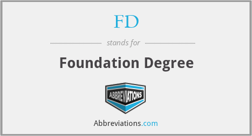 Foundation degree что это